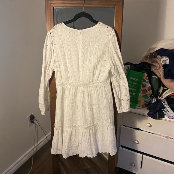 J. Crew white eyelet dress size 8 - Picture 10 of 11